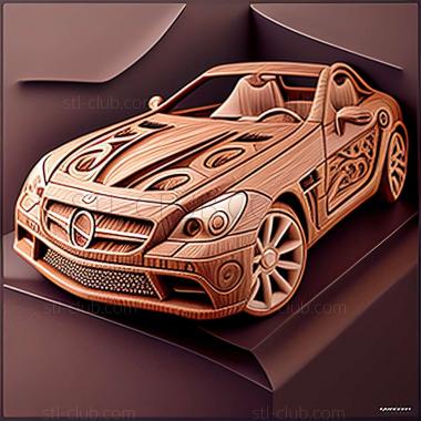 3D модель Mercedes Benz SLK (STL)